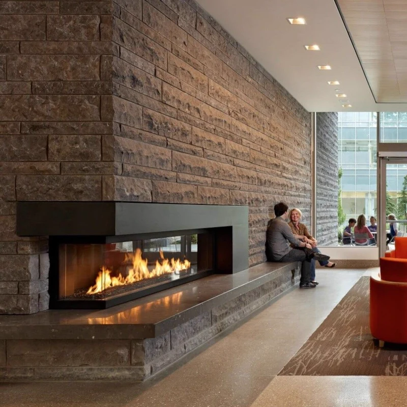 Chimenea de gas en rincón Madrid